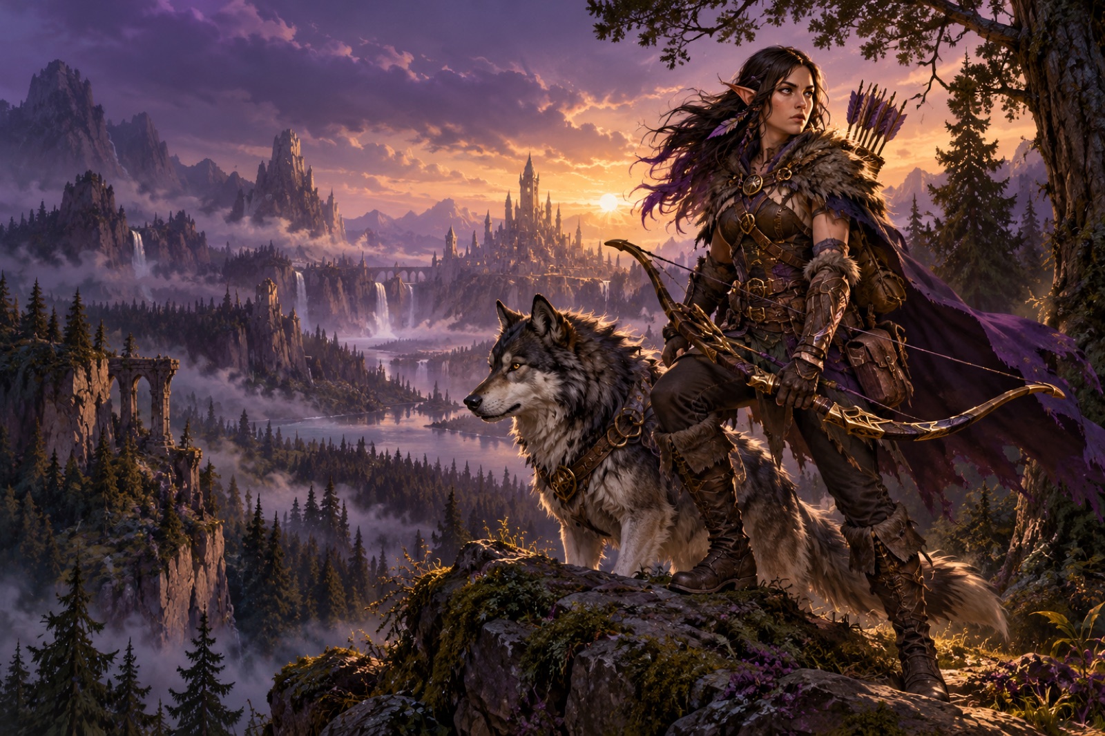 Hunter adventurer artwork