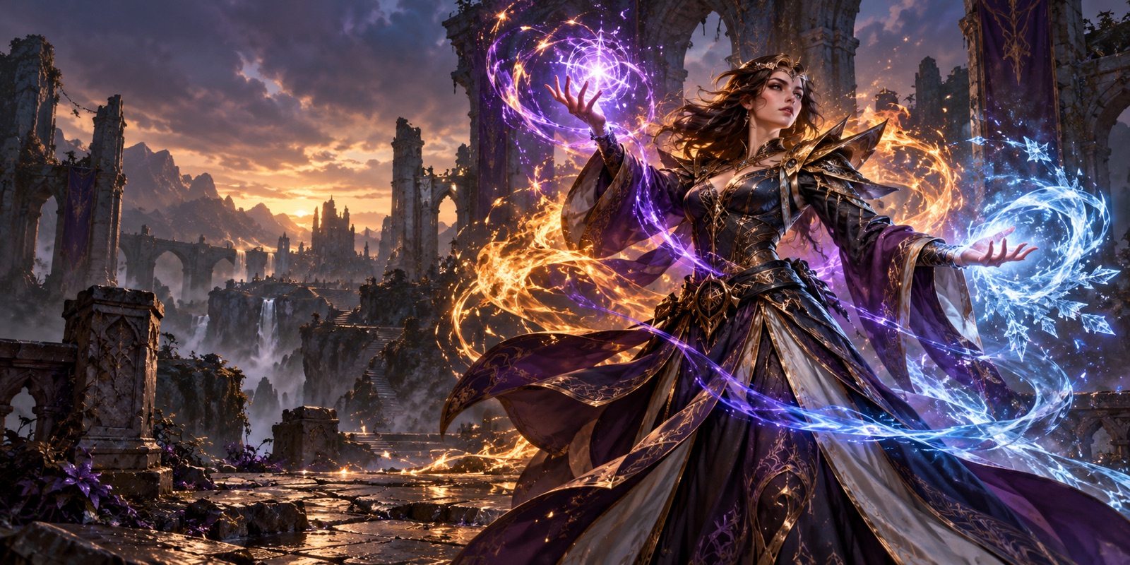 Mage adventurer artwork