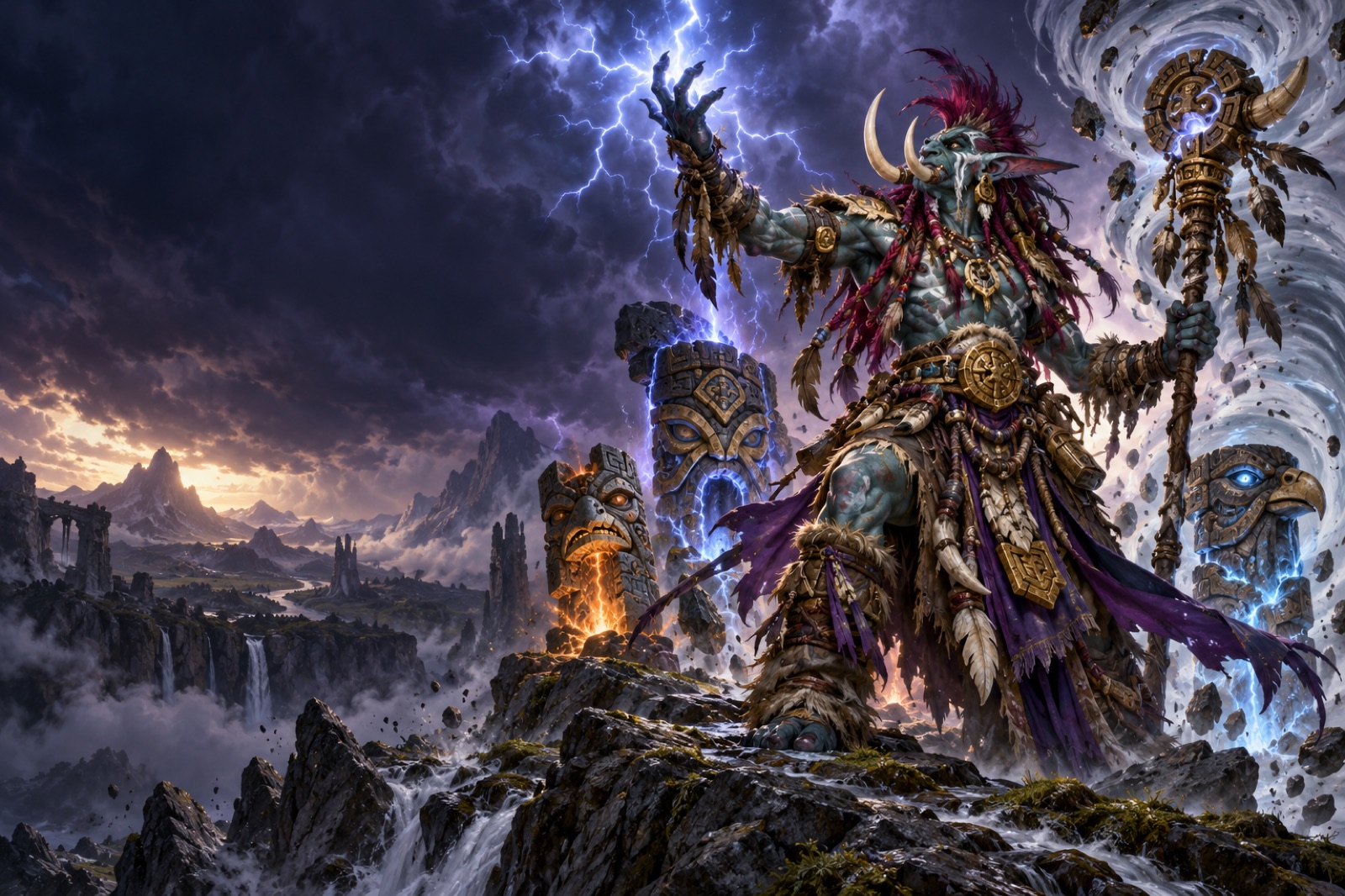 Shaman adventurer artwork
