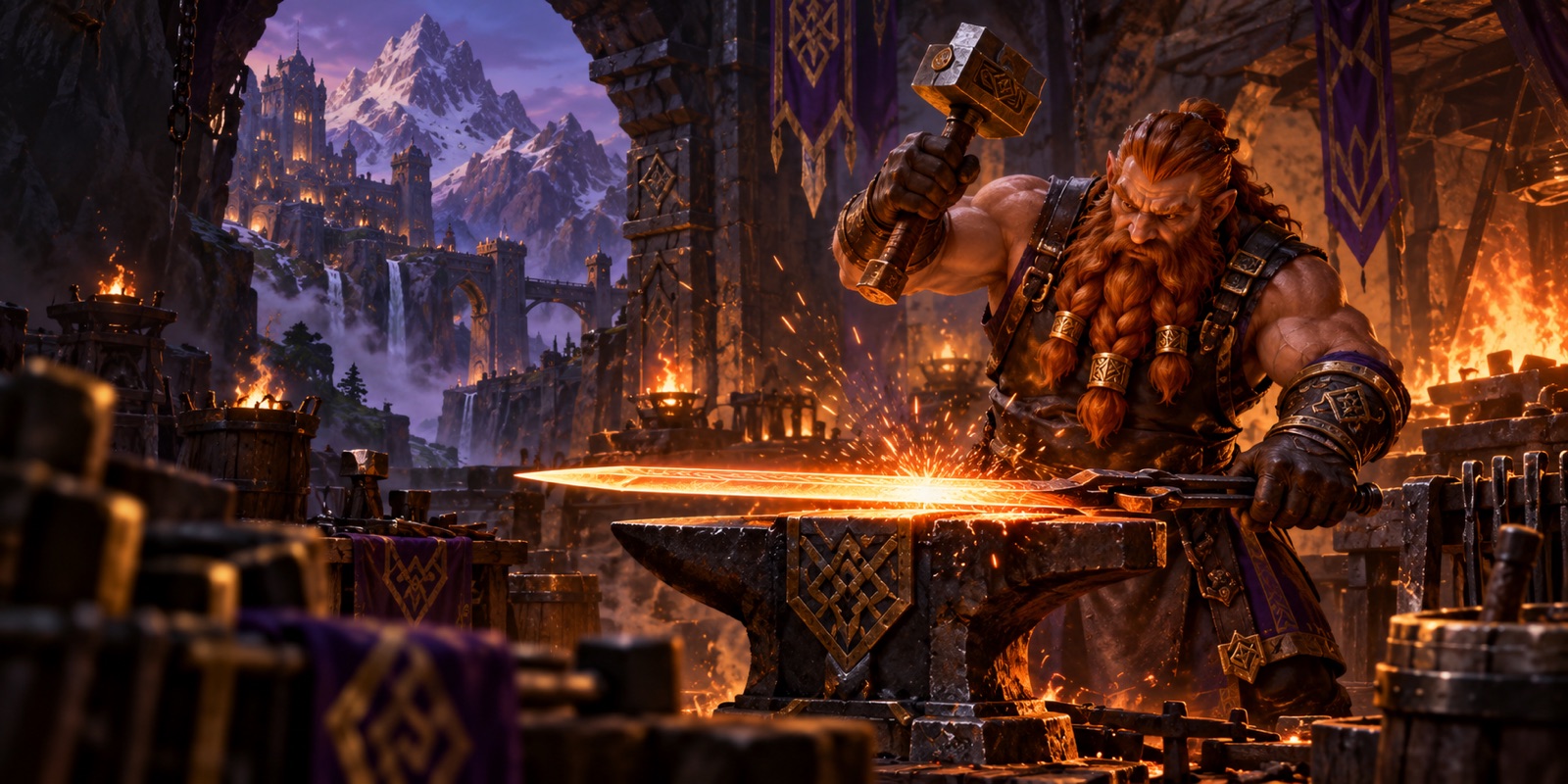 Blacksmithing profession artwork