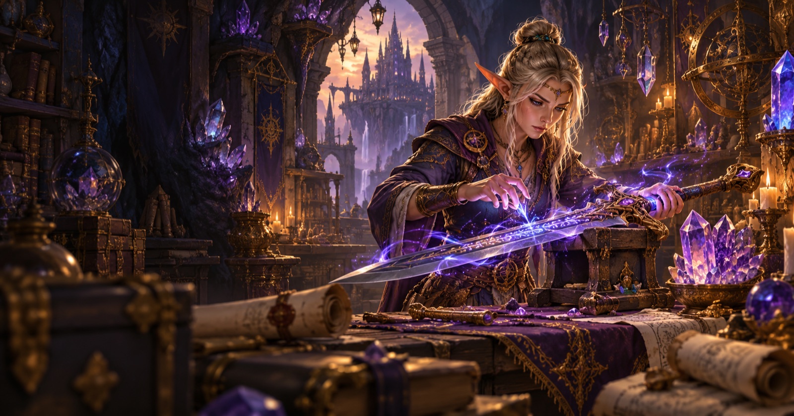 Enchanting profession artwork