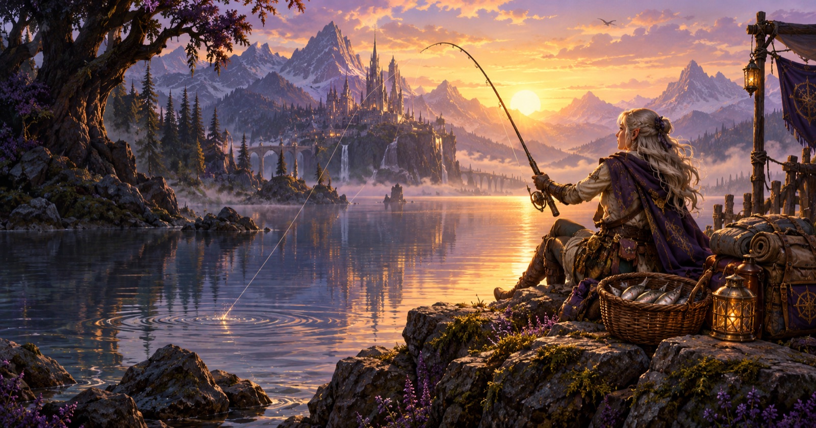 Fishing profession artwork