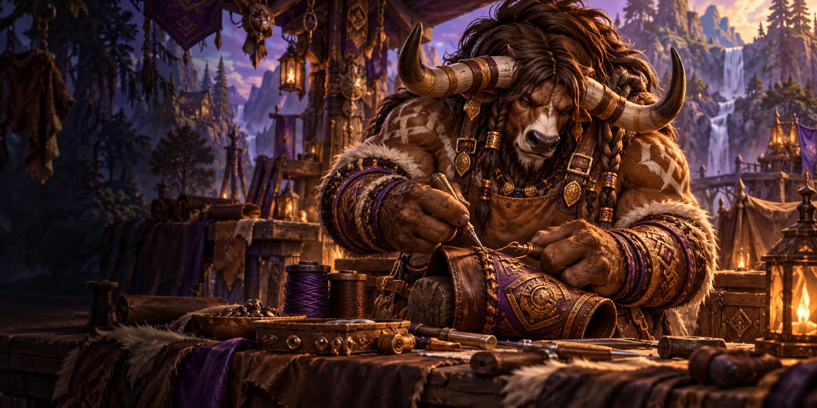 Leatherworking profession artwork