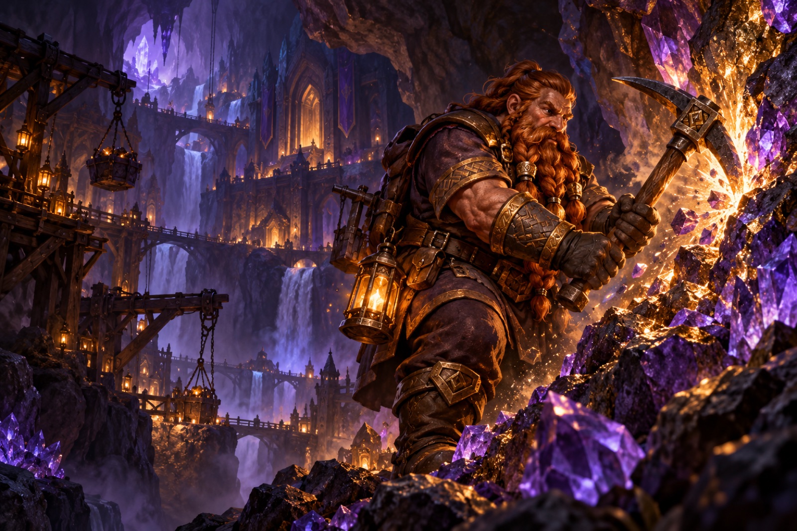 Mining profession artwork