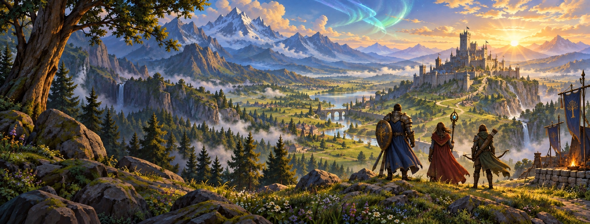 WoW Forever Friends fantasy landscape