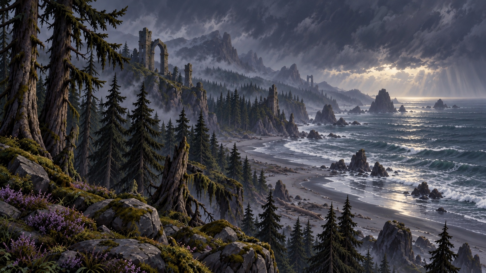 Darkshore landscape