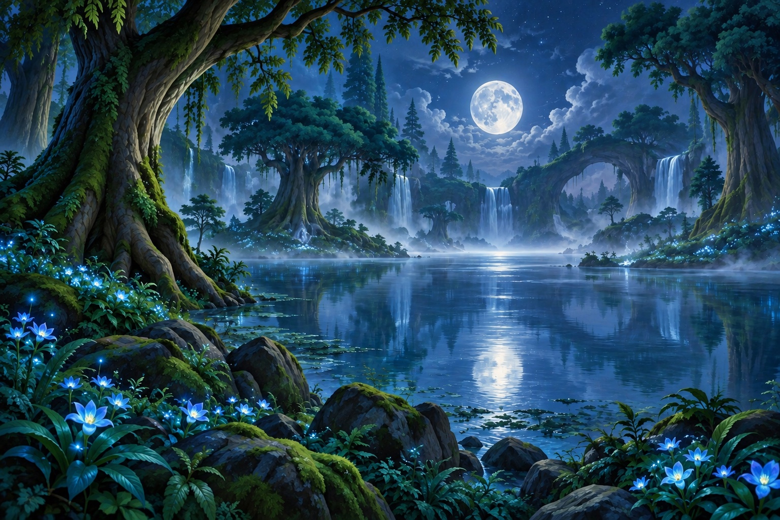 Moonglade landscape