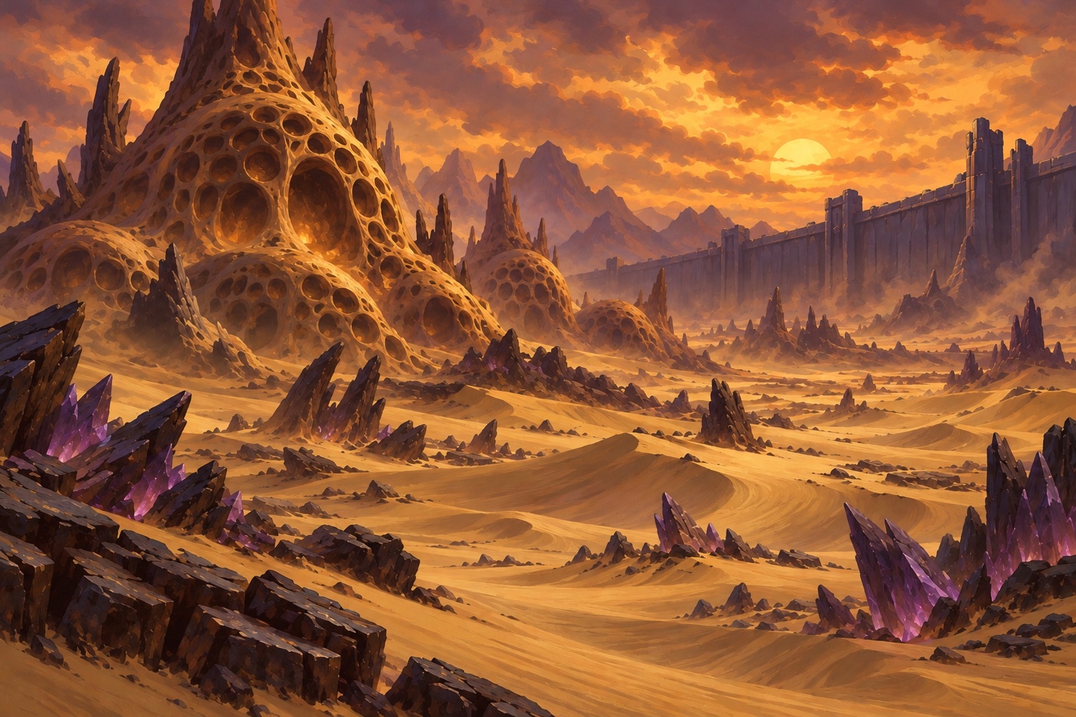 Silithus landscape