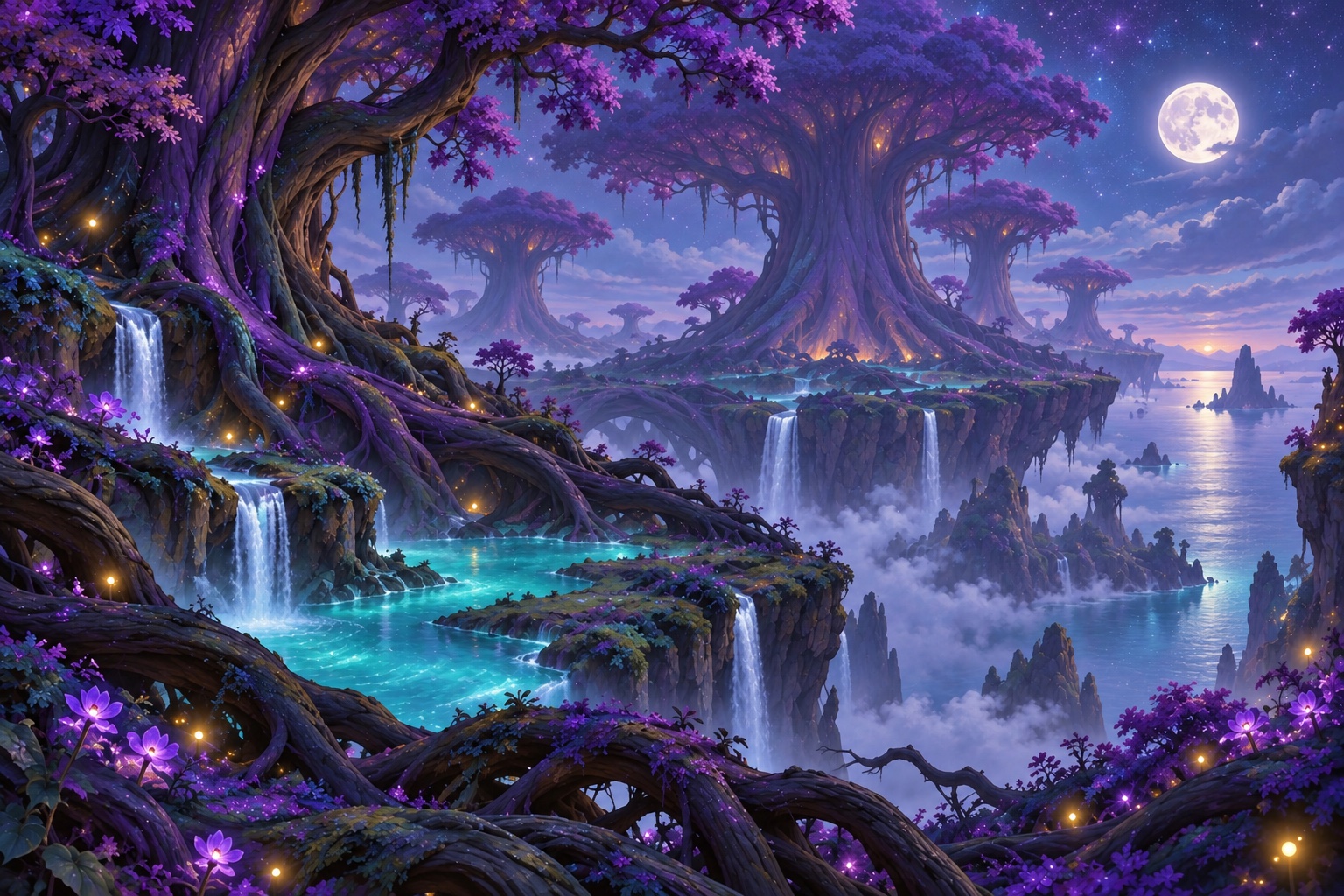 Teldrassil landscape