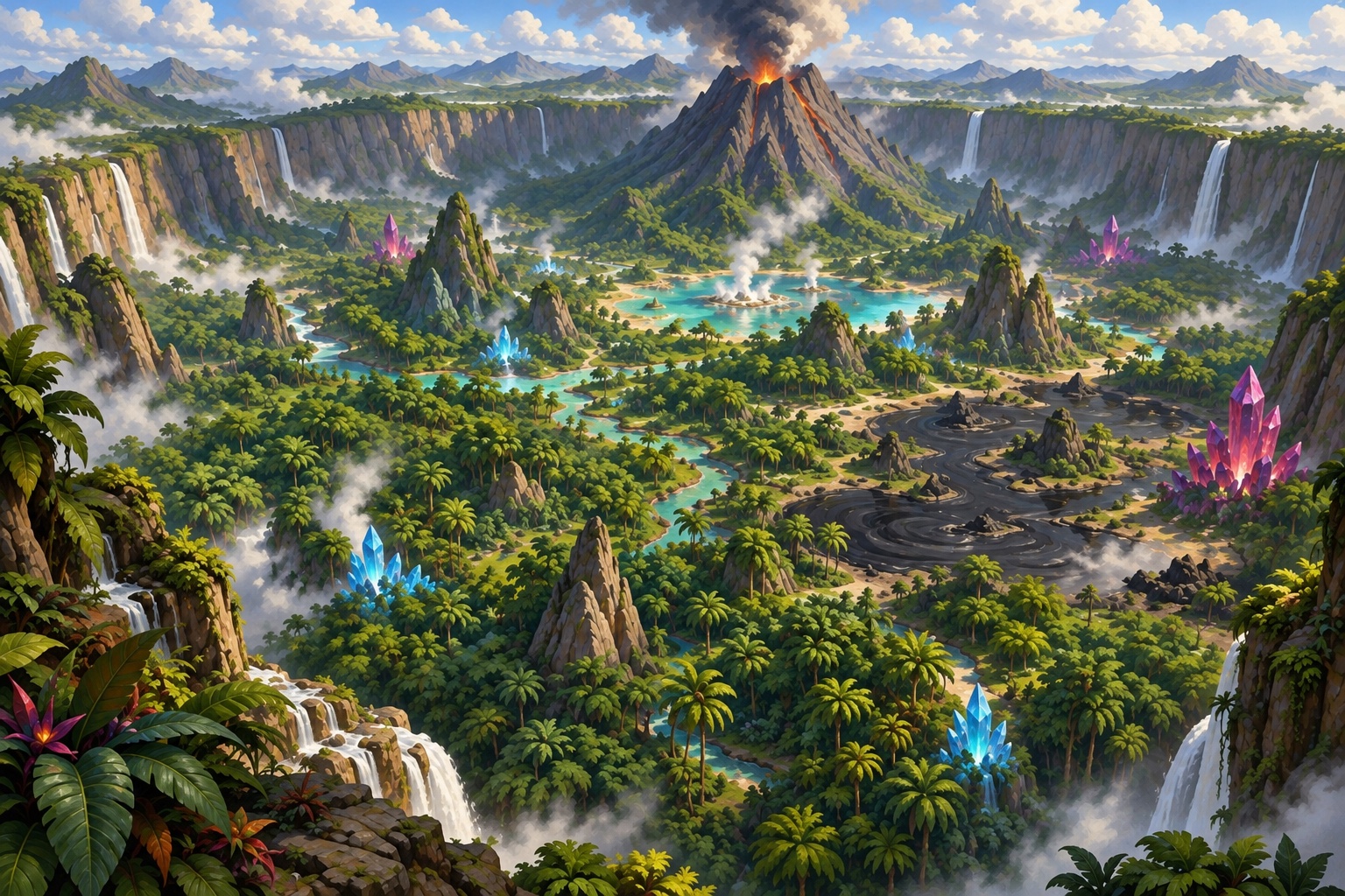 Ungoro Crater landscape