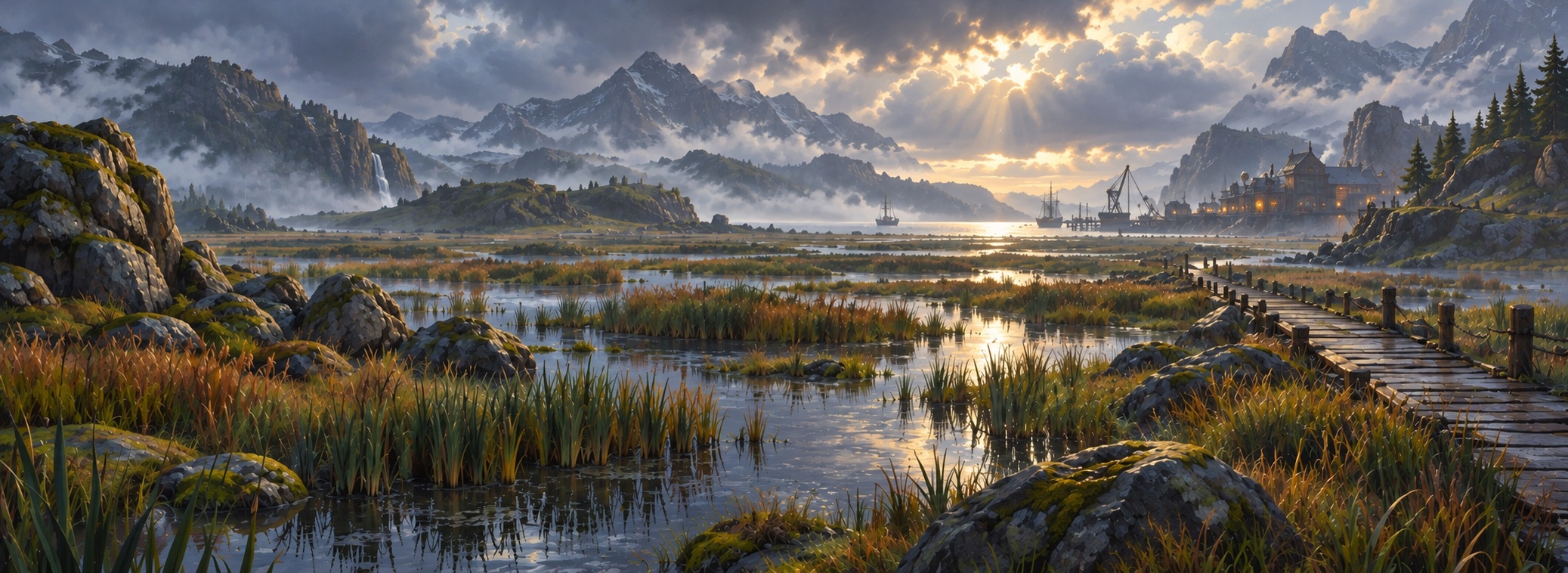 Wetlands landscape